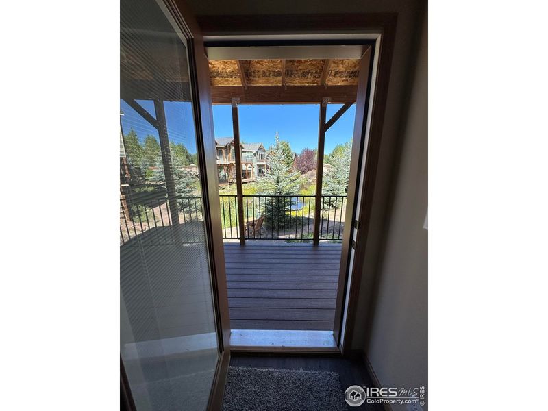 Exterior details and patio area of a home in , Granby (Image 13).