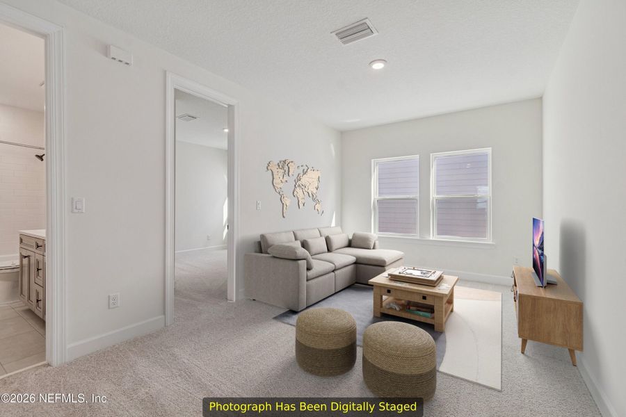 Furnished interior view inside a new home in Evergreen Island at Silverleaf - Executive, St. Augustine (Image 9).