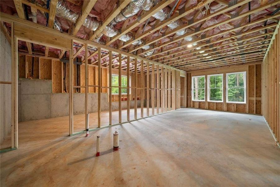 In-progress construction of a new home in , Atlanta, GA (Image 144).