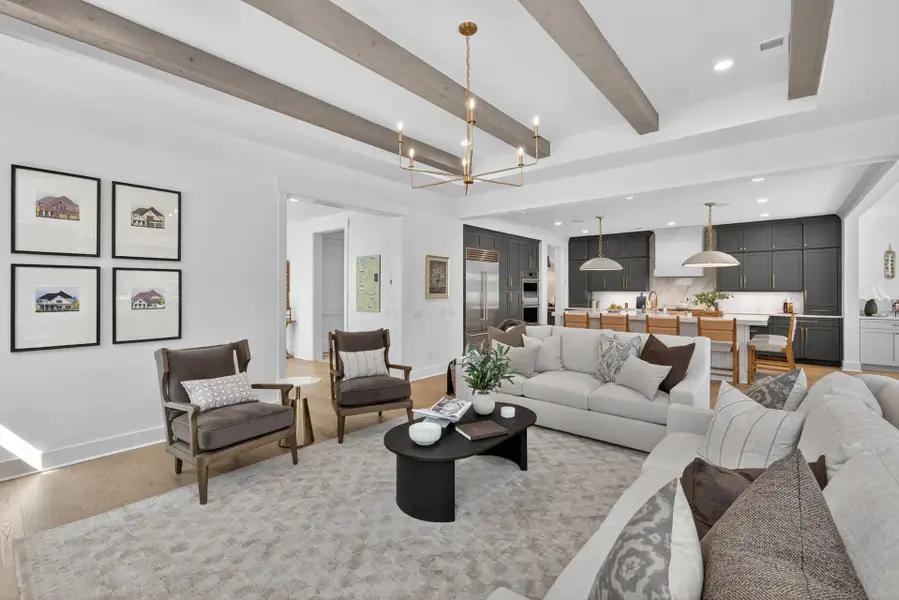 Representative furnished interior of a home built from the Laguna Sur by Classica Homes in Enclave at McKee, Charlotte (Image 17).