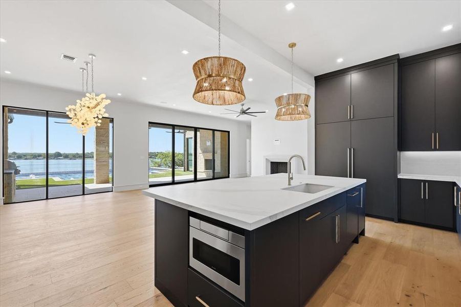 Furnished interior view inside a new home in , Graford (Image 4).