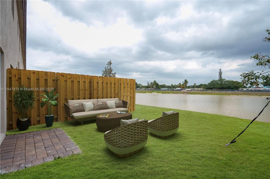 Furnished interior view inside a new home in , Miami (Image 8). Furnished interior view inside a new home in , Miami (Image 8).