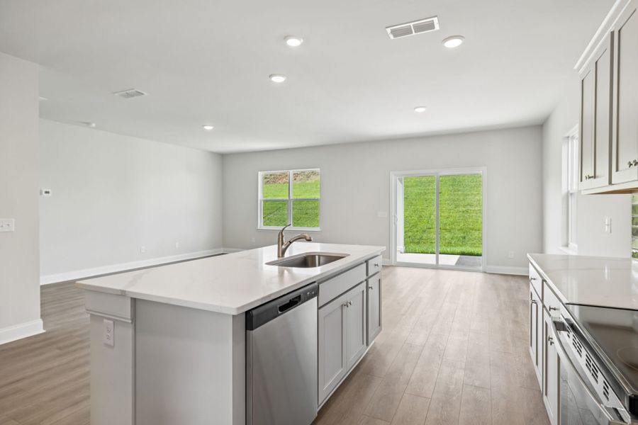 Representative furnished interior of a home built from the Brentley by Ashton Woods in Cades Bluff, Lebanon (Image 6).