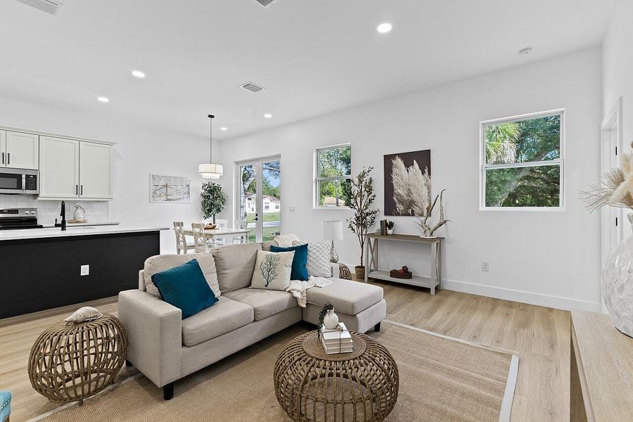 Furnished interior view inside a new home in , Vero Beach (Image 31).