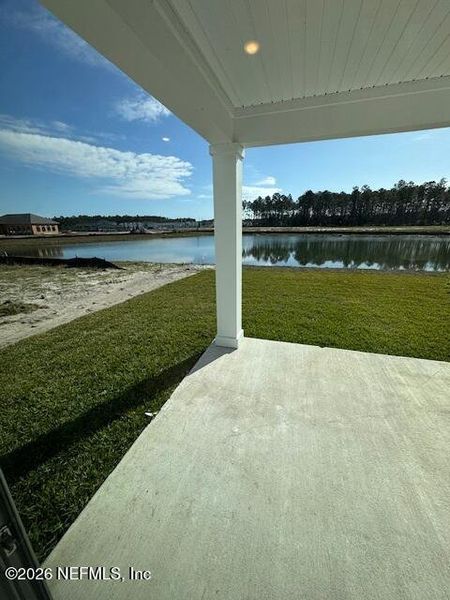 Exterior details and patio area of a home in Brook Forest, St. Augustine (Image 15).