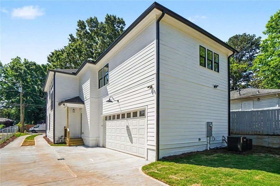 Exterior details and patio area of a home in , Hapeville (Image 2). Exterior details and patio area of a home in , Hapeville (Image 2).