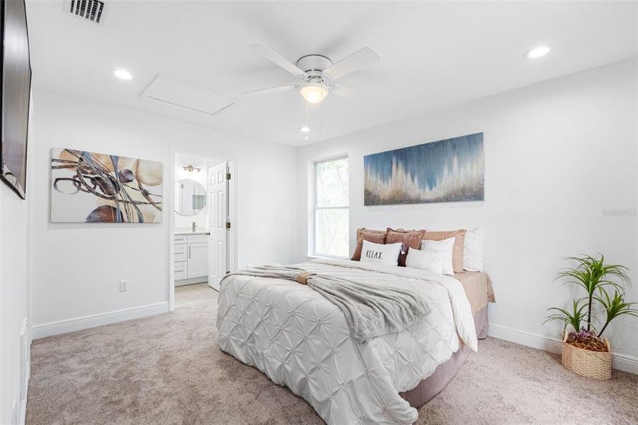 Furnished interior view inside a new home in , Tampa (Image 16).