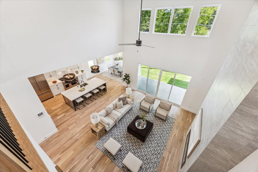 Furnished interior view inside a new home in , Houston (Image 22). Furnished interior view inside a new home in , Houston (Image 22).