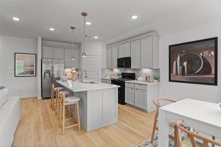 Model home photos of similar floorplans, not pictures of actual home.