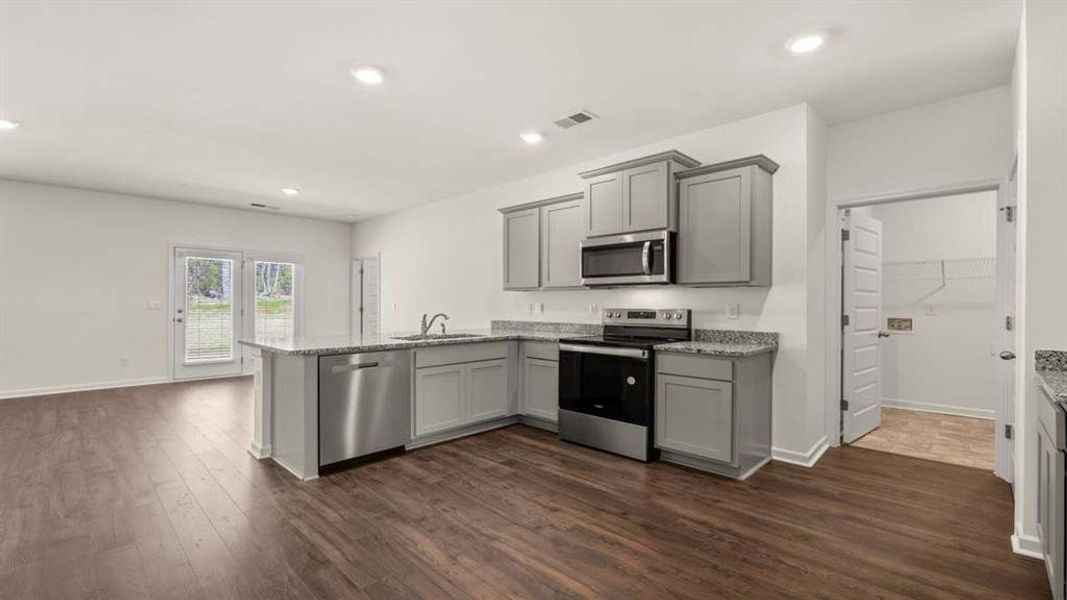 Furnished interior view inside a new home in Champion's Run, Lithonia (Image 14).