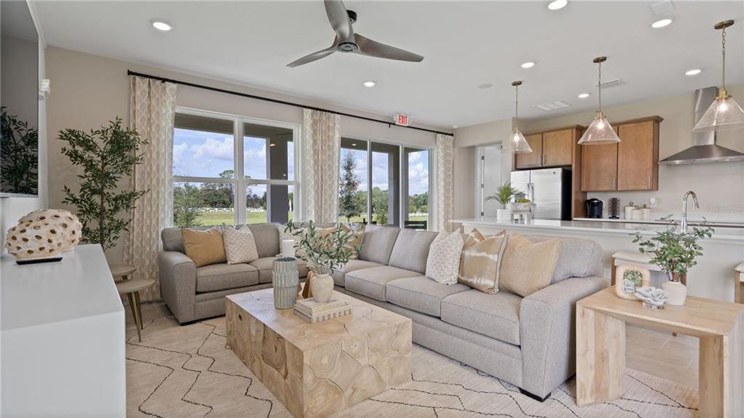 Furnished interior view inside a new home in Trailside, Mount Dora (Image 41). Furnished interior view inside a new home in Trailside, Mount Dora (Image 41).