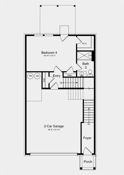 2D floor plan layout of this home in Auburn Glen, Dacula, GA (Image 2). 2D floor plan layout of this home in Auburn Glen, Dacula, GA (Image 2).