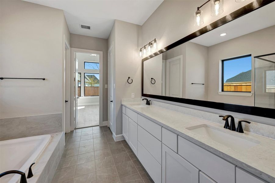 Furnished interior view inside a new home in Kresston - Enclave Collection, Montgomery (Image 15).