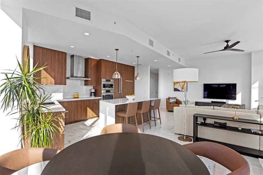 Furnished interior view inside a new home in , St. Petersburg (Image 34).