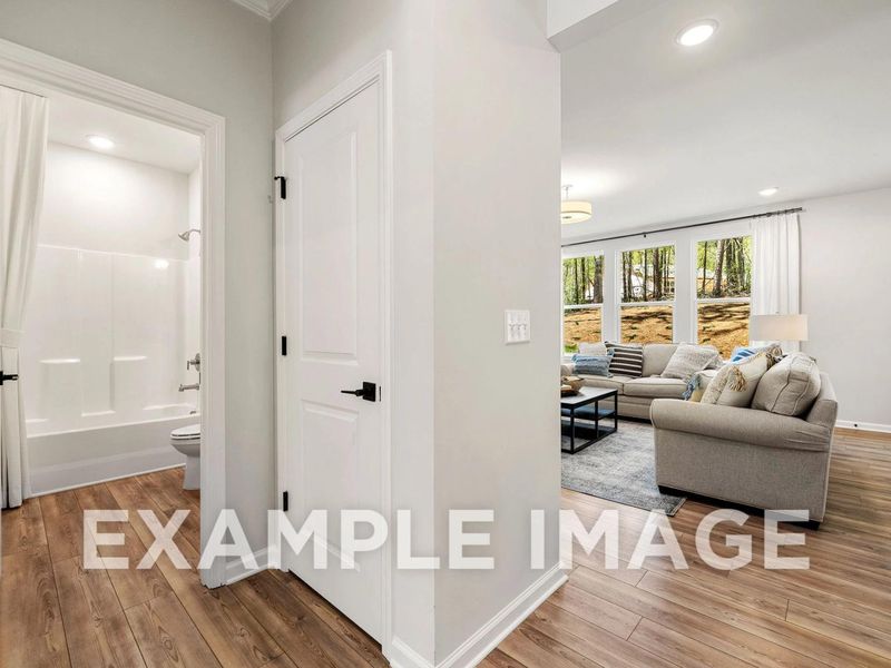 Representative furnished interior of a home built from the The Hickory B by Davidson Homes LLC in Melody Lakeside Estates, Buford (Image 8).