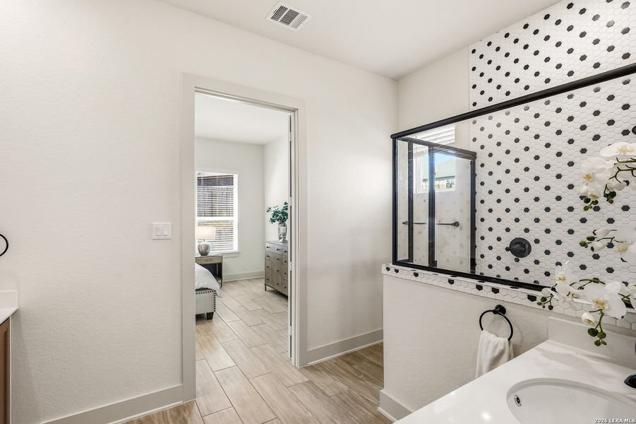 Furnished interior view inside a new home in Buffalo Crossing, Cibolo (Image 32).