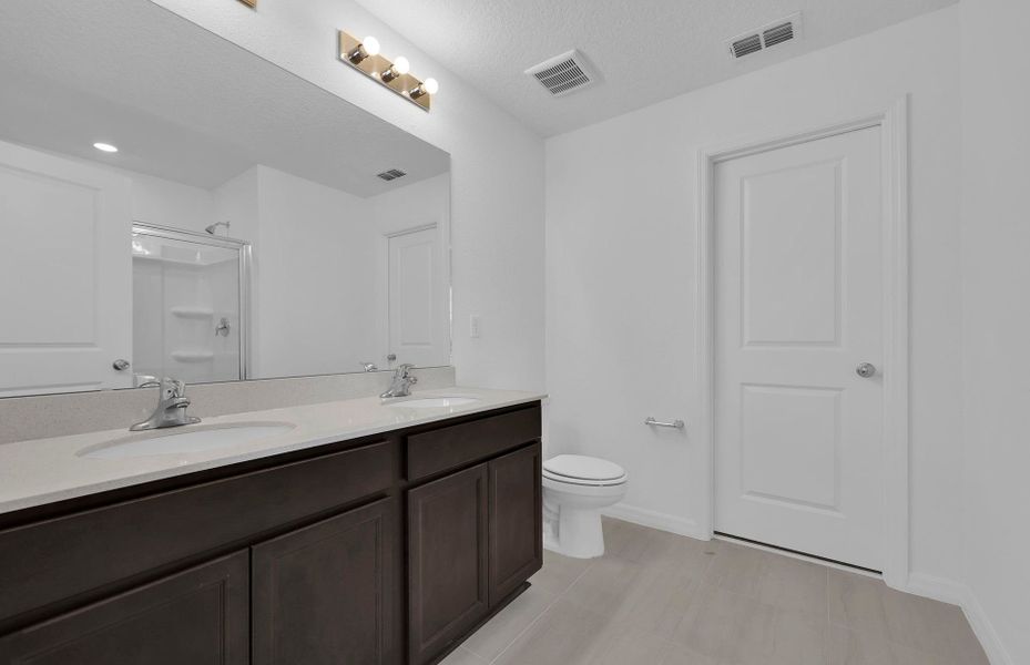 Furnished interior view inside a new home in Wells Landing, Jacksonville (Image 13).