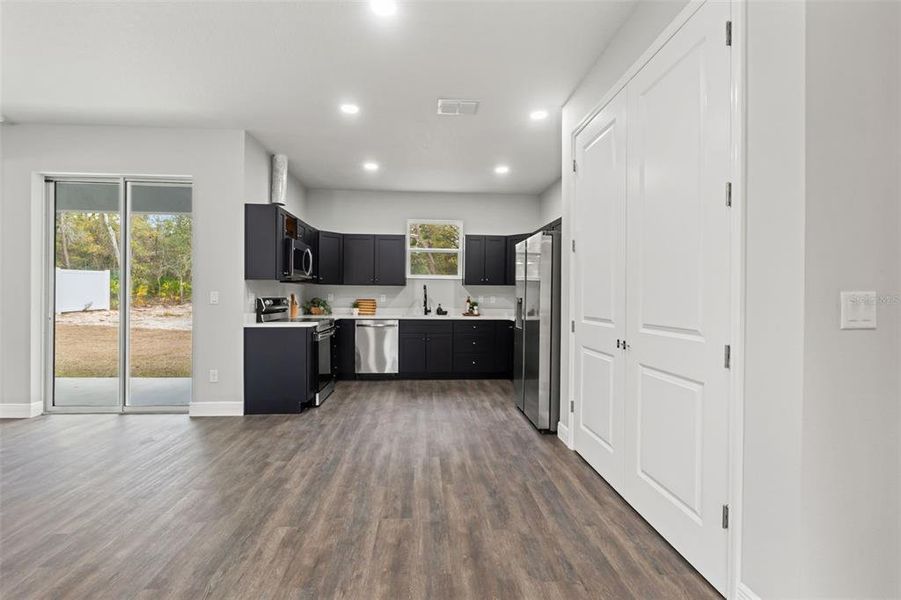 Furnished interior view inside a new home in , Weeki Wachee (Image 15). Furnished interior view inside a new home in , Weeki Wachee (Image 15).