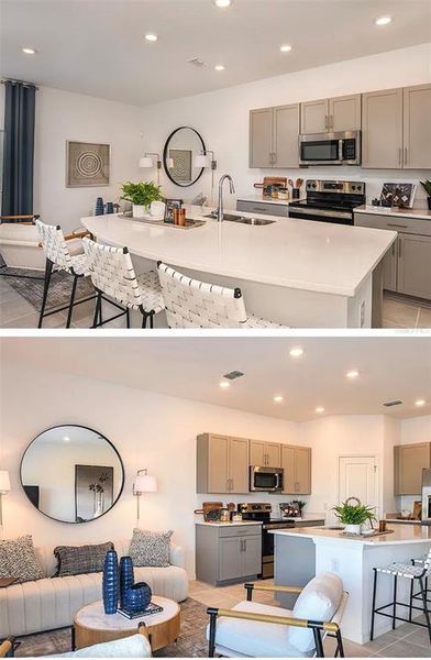Furnished interior view inside a new home in Edgestone at Artisan Lakes, Palmetto (Image 9).