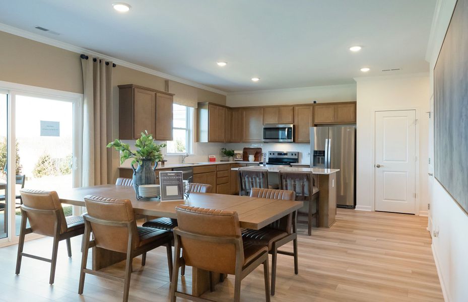 Furnished interior view inside a new home in Highlands of Carter's Station, Columbia (Image 43).