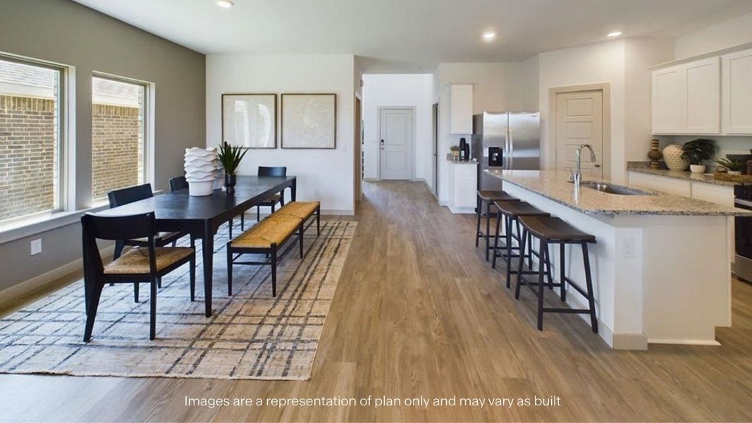 Furnished interior view inside a new home in Overlook West, Wolfforth (Image 7).