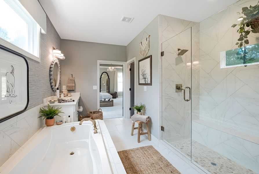 Furnished interior view inside a new home in Woodberry, Canton (Image 4).