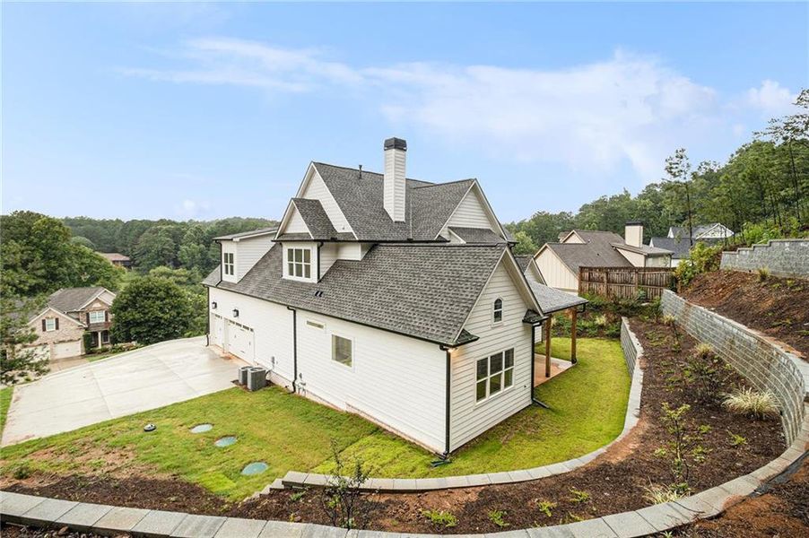 Front exterior of a new home in , White, GA, highlighting curb appeal (Image 35).