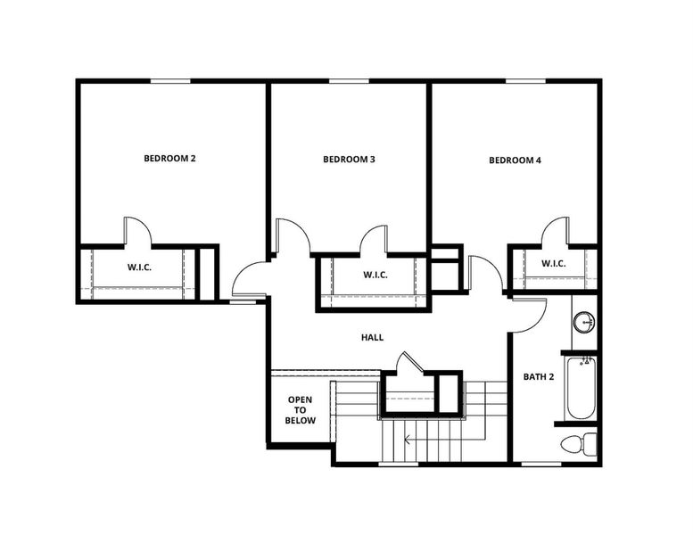 2D floor plan layout of this home in Sunterra, Katy, TX (Image 3).