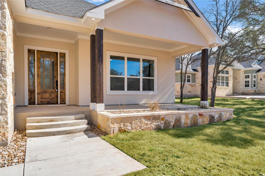 Exterior details and patio area of a home in , Burnet (Image 4). Exterior details and patio area of a home in , Burnet (Image 4).