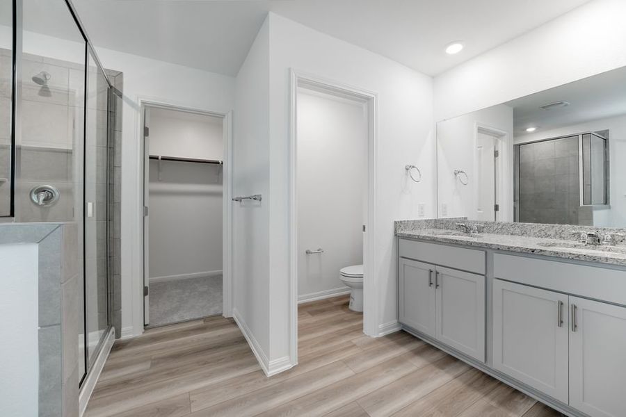 Furnished interior view inside a new home in Longview, Del Valle (Image 5).