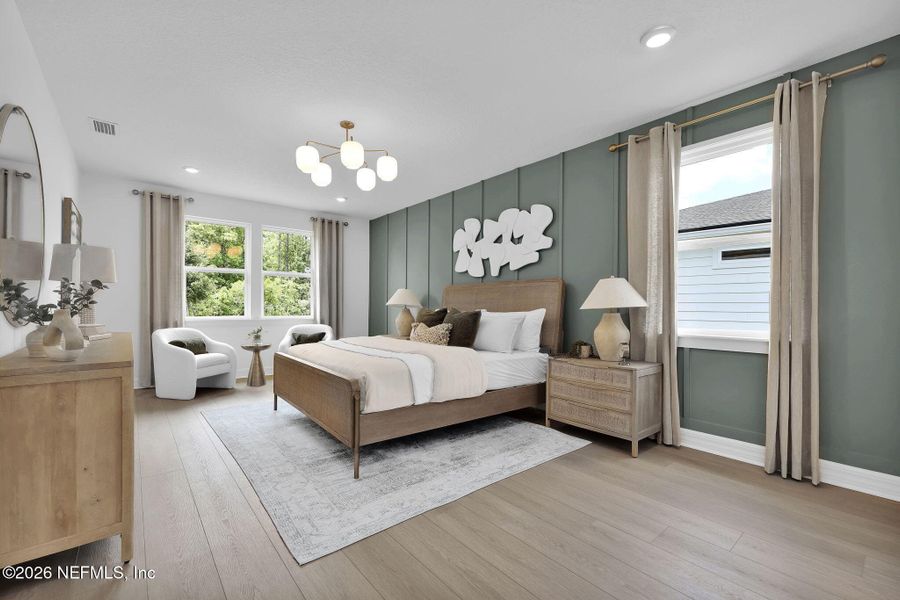 Furnished interior view inside a new home in Hyland Trail, Green Cove Springs (Image 11).