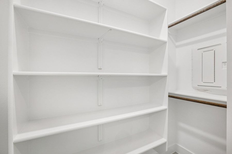 Close-up of interior finishes inside a home in Koenig Townhomes, Austin (Image 19).