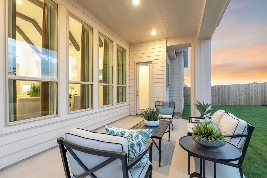 Representative Patio - some options shown Representative Patio - some options shown