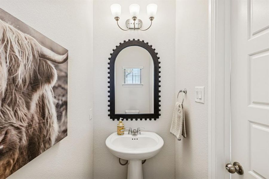 Half bath downstairs