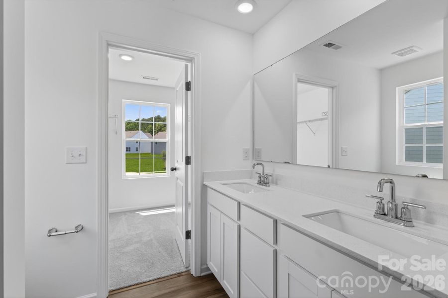 Furnished interior view inside a new home in Creekside Cottages, Bessemer City (Image 10).