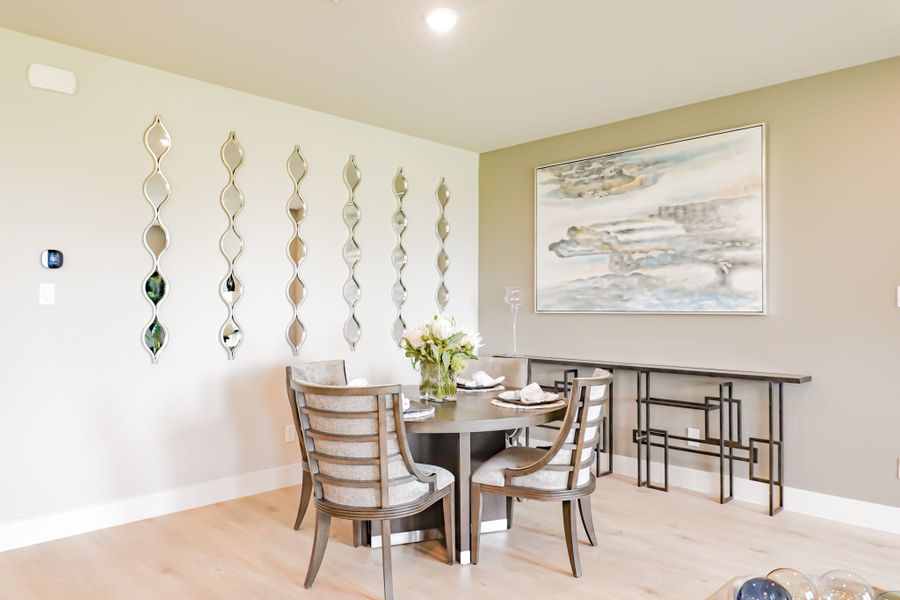 Representative furnished interior of a home built from the The Lilac by Lillian Custom Homes in Polo Ridge, Heath (Image 37).