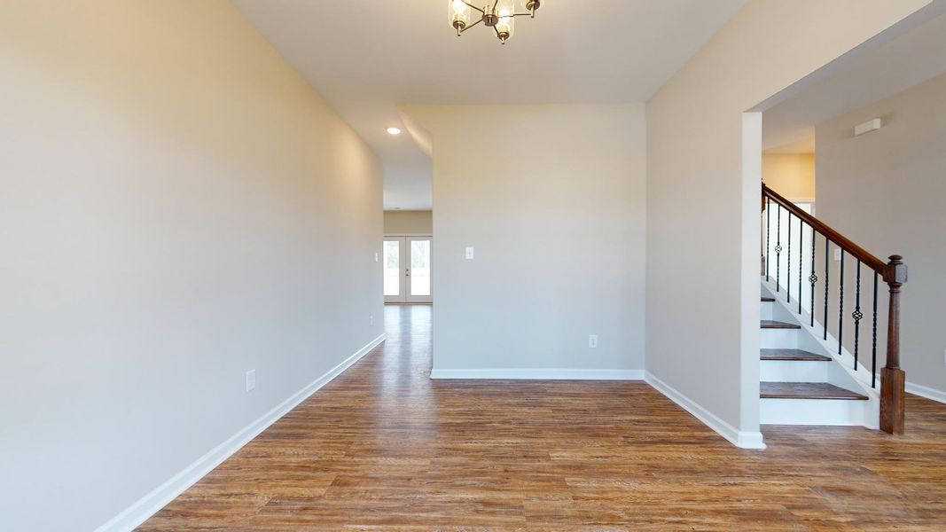 Representative unfurnished interior of a home built from the Clayton A by JC Jackson Homes,LLC in Heritage Pointe, Newport (Image 20).