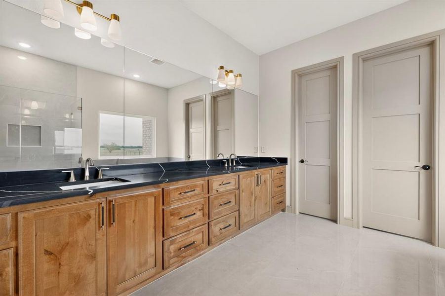 Furnished interior view inside a new home in , Celeste (Image 6).