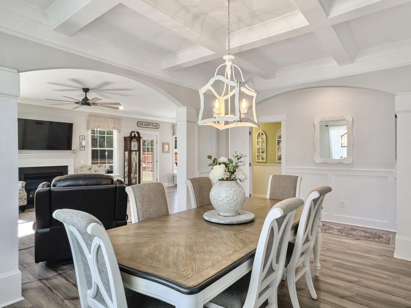 Furnished interior view inside a new home in Hewing Farms, Summerville (Image 42). Furnished interior view inside a new home in Hewing Farms, Summerville (Image 42).