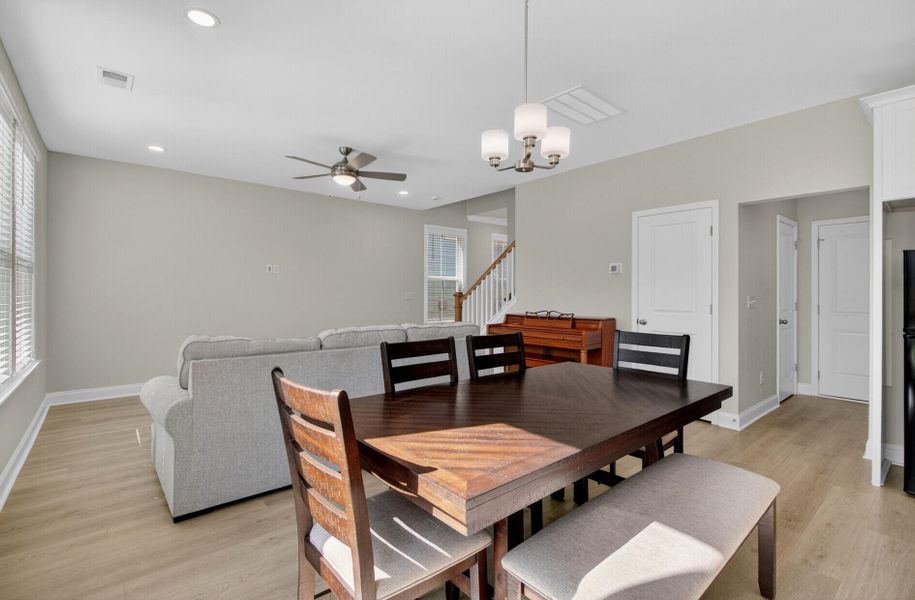 Furnished interior view inside a new home in High Point at Foxbank, Moncks Corner (Image 12). Furnished interior view inside a new home in High Point at Foxbank, Moncks Corner (Image 12).