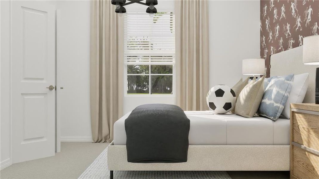 Furnished interior view inside a new home in Island Lakes at Coco Bay, Englewood (Image 13).