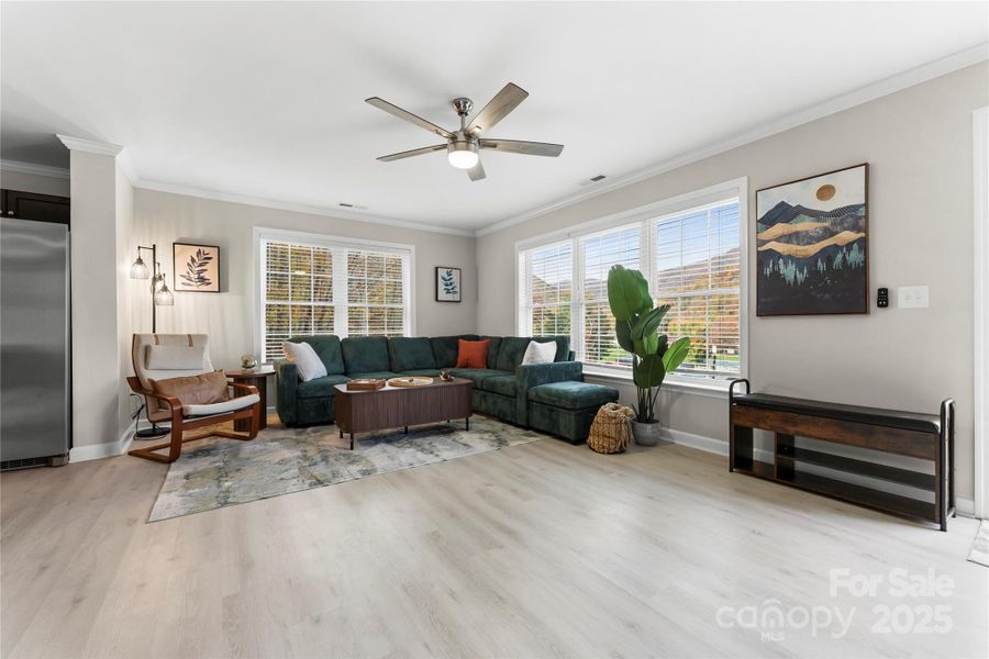 Furnished interior view inside a new home in , Maggie Valley (Image 14).