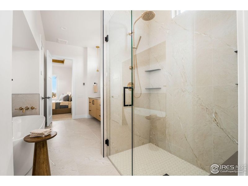 Furnished interior view inside a new home in , Timnath (Image 29).