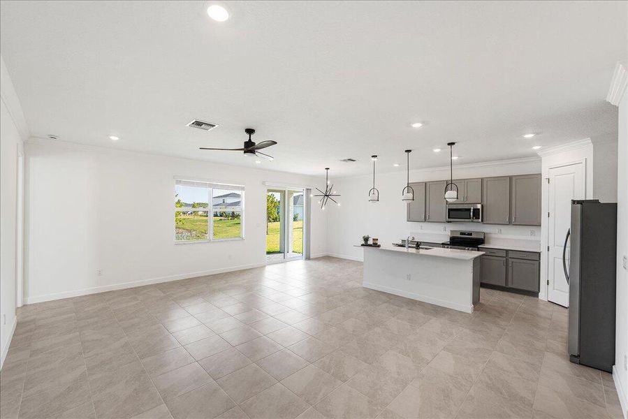 Furnished interior view inside a new home in Seagrove: The Indies, Fort Pierce (Image 8).