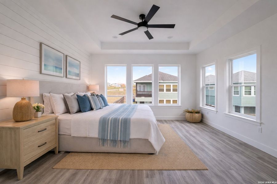 Furnished interior view inside a new home in , Port Aransas (Image 18). Furnished interior view inside a new home in , Port Aransas (Image 18).