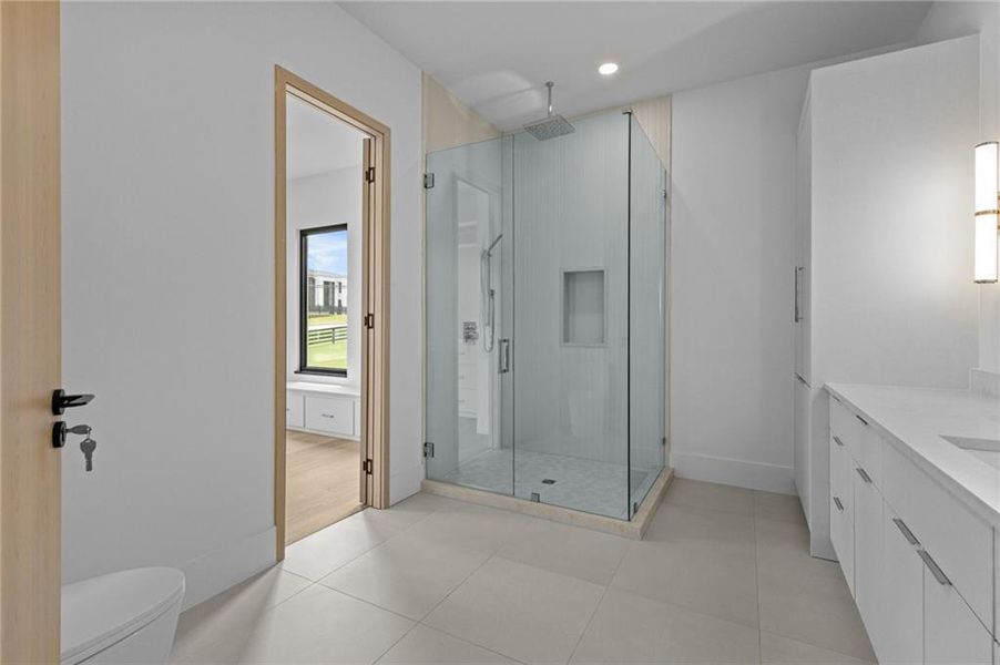 Furnished interior view inside a new home in , Sugar Hill (Image 15).