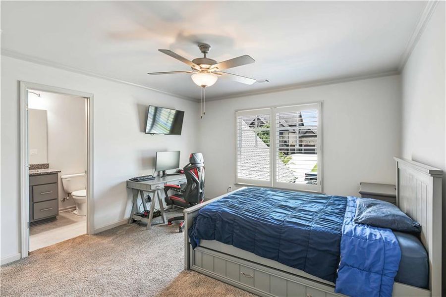 Furnished interior view inside a new home in , Auburn (Image 61).