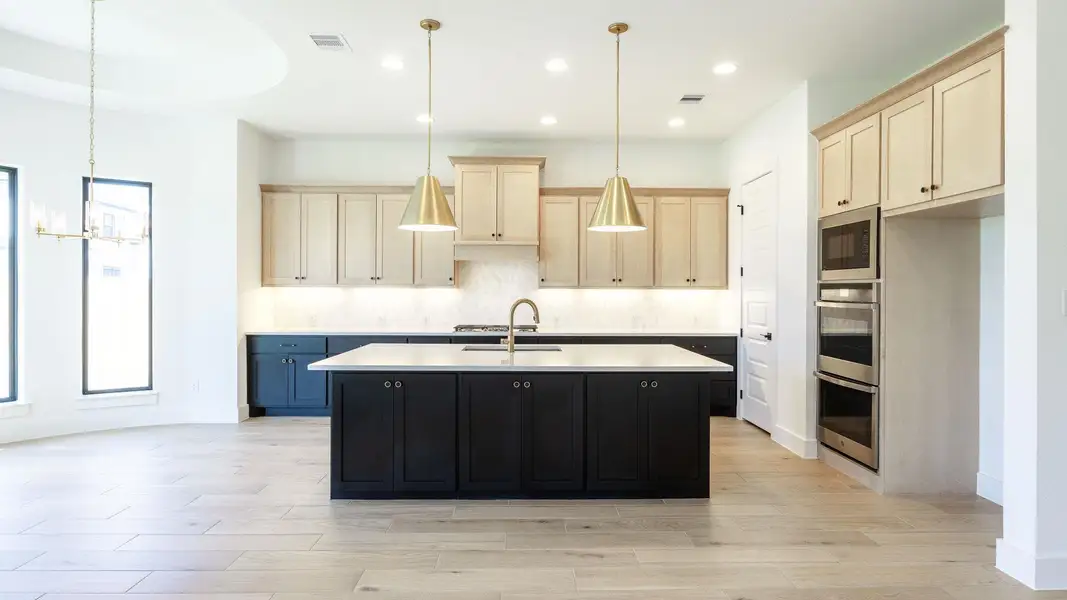 Furnished interior view inside a new home in Santa Rita Ranch - Eldorado, Liberty Hill (Image 6).