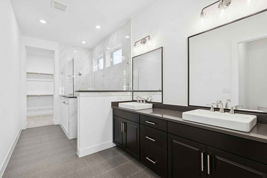 Representative furnished interior of a home built from the The Jacksboro by David Weekley Homes in Wolf Ranch – West Bend, Georgetown (Image 4).