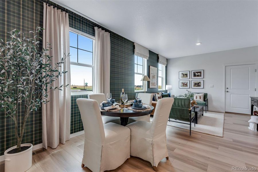 Furnished interior view inside a new home in Revere at Johnstown, Johnstown (Image 11). Furnished interior view inside a new home in Revere at Johnstown, Johnstown (Image 11).